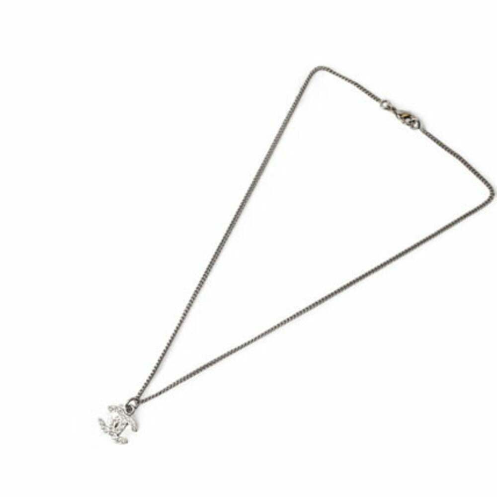 CHANEL Authentic White Logo Necklace - Picture 4 of 7